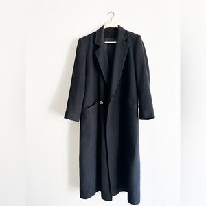 Vintage Fleurette Saks Fifth Avenue 100% Camel Hair Long Overcoat